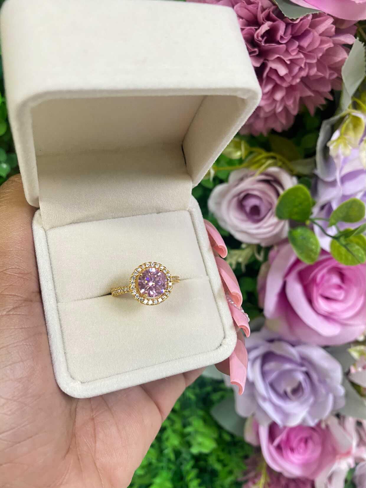 Golden Ice Ring (adjustable)