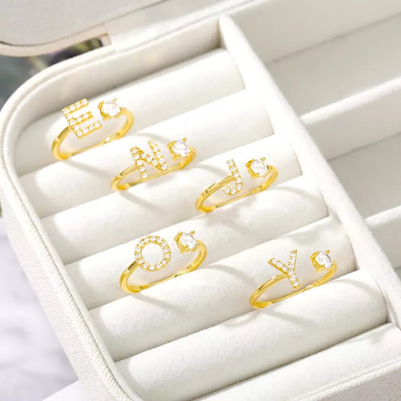 Adjustable letter rings