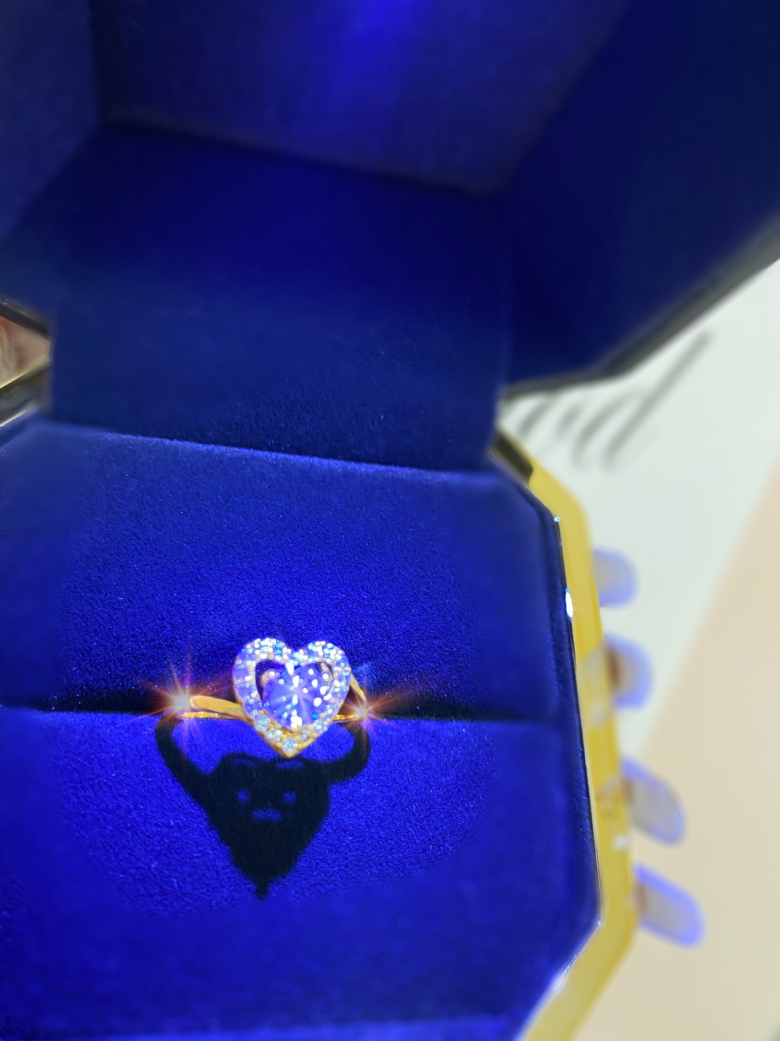 Golden Heart ring